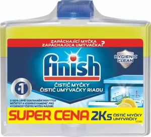 Finish Lemon čistič myčky duopack, 2× 250 ml